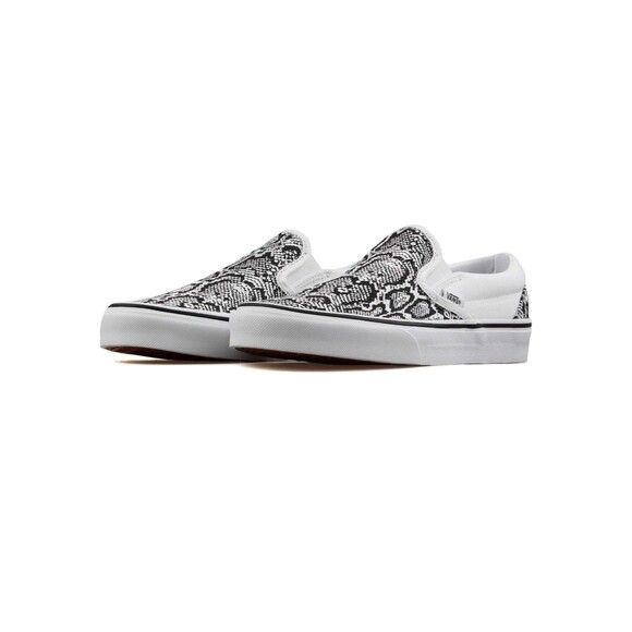 Vans UA Classic Slip-On (Python) White/True White Womens 6 - Picture 1 of 5